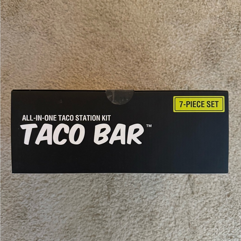 Protocol All-in-One Taco Station Kit Taco Bar 7-Piece Party Dinner Lunch Plastic - Picture 3 of 3